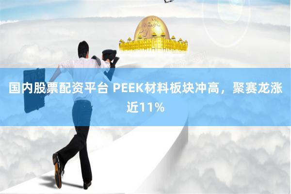 国内股票配资平台 PEEK材料板块冲高，聚赛龙涨近11%